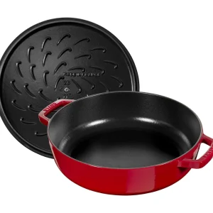 Bräter Mit Chistera Drop-Structure  28 Cm, Gusseisen*STAUB Store