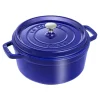 Cocotte 24 Cm, Rund,, Gusseisen*STAUB Hot