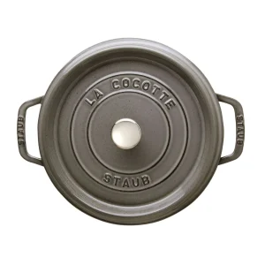 Cocotte 24 Cm, Rund,, Gusseisen*STAUB Clearance