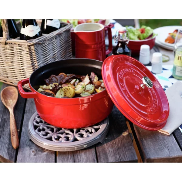 Cocotte 26 Cm, Rund,, Gusseisen*STAUB Discount