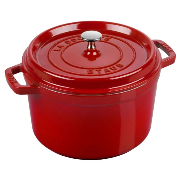 Cocotte Tief 24 Cm, Rund,, Gusseisen*STAUB New