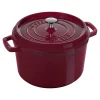 Cocotte Tief 24 Cm, Rund,, Gusseisen*STAUB Discount