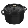 Cocotte Tief 24 Cm, Rund,, Gusseisen*STAUB Flash Sale