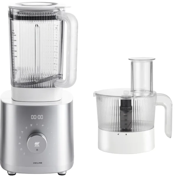 Hochleistungsstandmixer Pro Mit Food Processor, Silber-Weis*ZWILLING Fashion