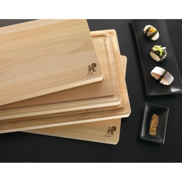 Schneidbrett 35 Cm X 20 Cm, Hinoki Holz*MIYABI Cheap