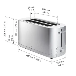 Toaster Mit Brotchenaufsatz, 2 Schlitze Lang,*ZWILLING Best