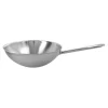 Wok Flacher Boden 26 Cm, 18/10 Edelstahl*DEMEYERE Hot