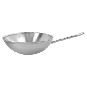 Wok Flacher Boden 30 Cm, 18/10 Edelstahl*DEMEYERE Flash Sale