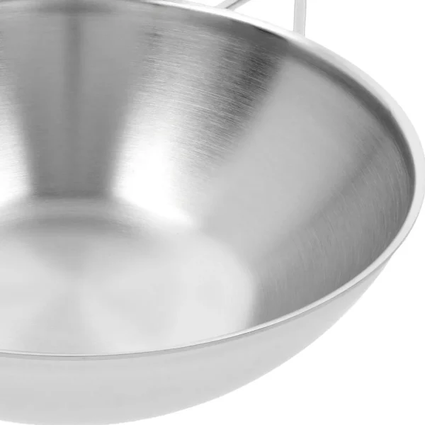 Wok Flacher Boden 30 Cm, 18/10 Edelstahl*DEMEYERE Cheap