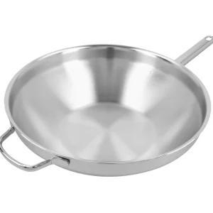 Wok Flacher Boden 32 Cm, 18/10 Edelstahl*DEMEYERE Best Sale