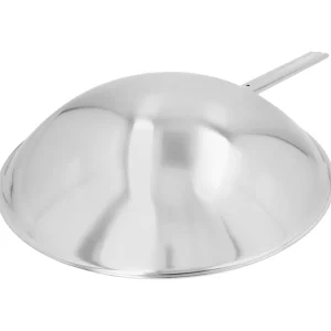 Wok Runder Boden 36 Cm, 18/10 Edelstahl*DEMEYERE Sale