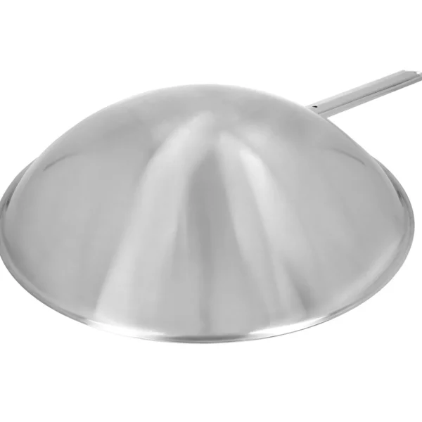 Wok Runder Boden 36 Cm, 18/10 Edelstahl*DEMEYERE Online